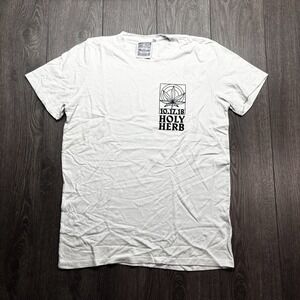 Jungmaven Shirt Mens XL White Sustainable Hemp Organic Cotton USA Holy Herb